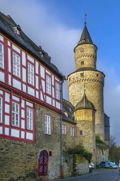 Hexenturm Čarodějnická Věž Idsteinova Nejstarší Budova Německo — Stock fotografie