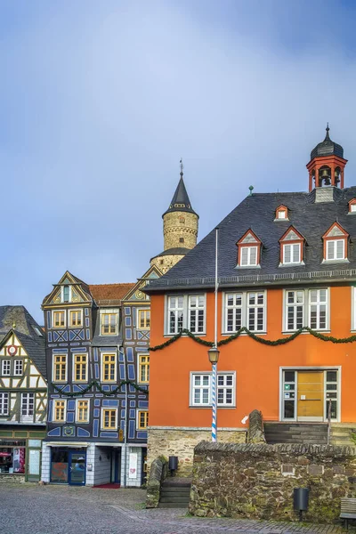 Stadhuis Rathaus Uit 1698 Idstein Duitsland — Stockfoto