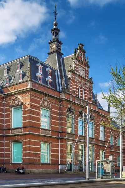 Edifício Antigo Museu Stedelijk Amsterdã Países Baixos — Fotografia de Stock