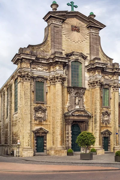 Fachada Iglesia Barroca San Pedro Pablo Malinas Bélgica — Foto de Stock