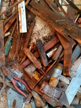 Kirli el aletleri leke ile kümesi 