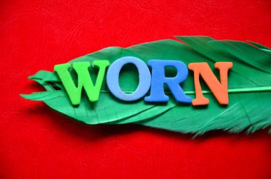 soyut bir arkaplanda kullanılan sözcük