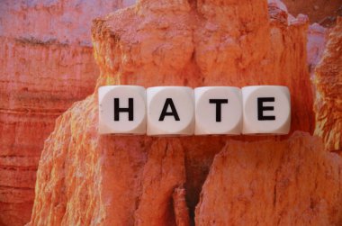 Tahta bloklarda kelime aşkı.