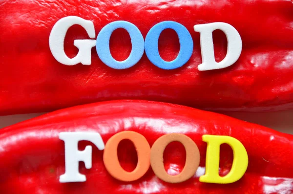 Soyut arkaplanda kırmızı kelime