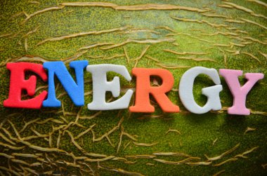 soyut arkaplanda sev sözcüğü