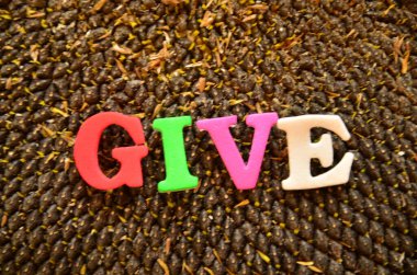 bir arka plan üzerinde söz veriyorum