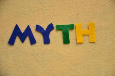 Renkli bir arkaplanda metin