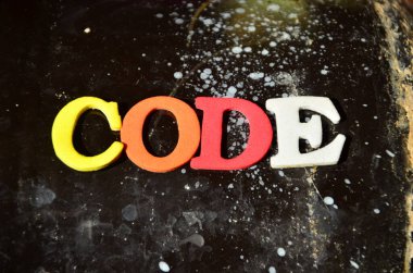 bir arka plan üzerinde kelime şifre