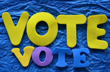 soyut üzerinde kelime oy