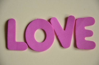 Ahşap harf kelime aşktan