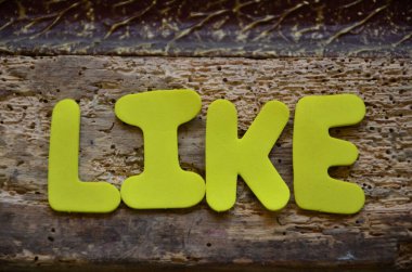 kelime gibi renkli bir arka plan