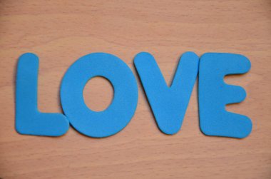 Mavi arkaplanda aşk mektupları