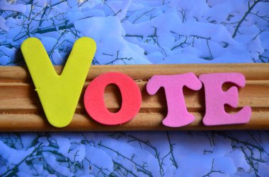 soyut üzerinde kelime oy