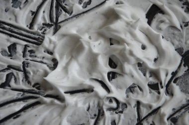 Beyaz bir boyanın soyut arkaplanı