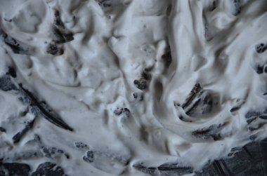 dondurma siyah zemin