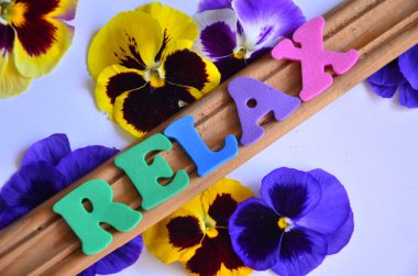 Word relax arka plan üzerinde