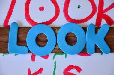 Soyut üzerinde sözcük metni