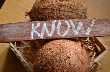 Soyut bir arkaplanda yazılmış sözcük