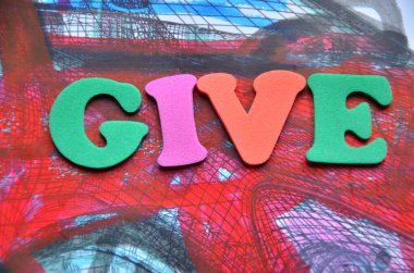 söz veriyorum bir arka plan üzerinde