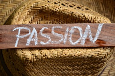 Soyut bir arkaplanda kelime aşkı