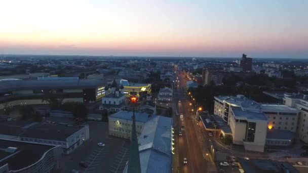 Centrum miejscowości Yaroslavl — Wideo stockowe