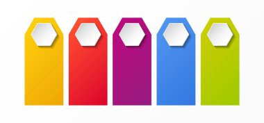 Infographic - boş düzen kavramı. Vektör.