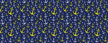 Vintage desen el ile çapa çizilmiş. Vektör. 