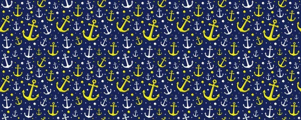 Vintage desen el ile çapa çizilmiş. Vektör. 