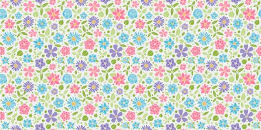 Güzel pastel renkli arka plan ile çiçekler. Anneler günü, kadının günü ve Sevgililer günü. Vektör.