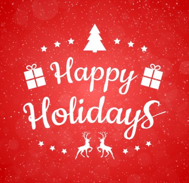 Noel kartı dileklerimle kavramı. Vektör.