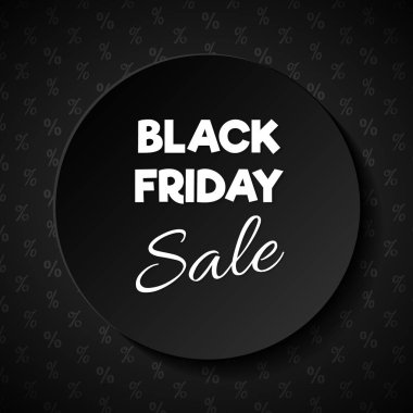 Güzel poster siyah Cuma satış için. Vektör.