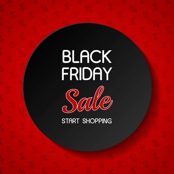 Beautiful Poster Black Friday Sale Vector — Stock Vector