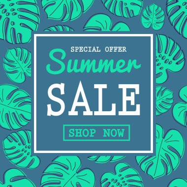 Broşür yaz Satılık kavramı. Vektör.