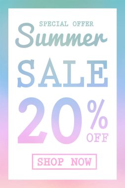 Yaz Satılık canlı renkli arka plan. Vektör.