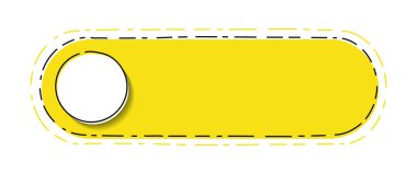 Yer işareti infograph - boş şablon. Vektör.