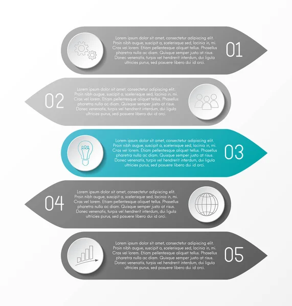 Infographic 아이콘의 디자인입니다 — 스톡 벡터