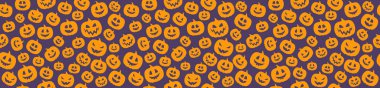 Halloween pumpkins ile doku tasarımı. Vektör.