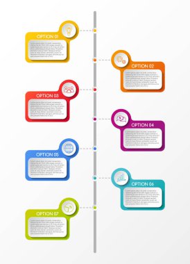 iş Infographic şablonu. vektör.
