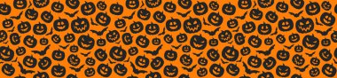 Halloween pumpkins desenle kavramı. Vektör.