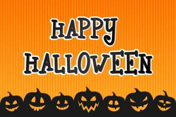 Cadılar Bayramı Balkabağı ve selamlar arka plan kavramı. Vektör.