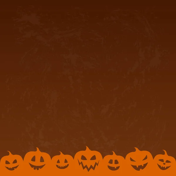 Conceito Fundo Halloween Com Abóboras Copyspace Vetor — Vetor de Stock