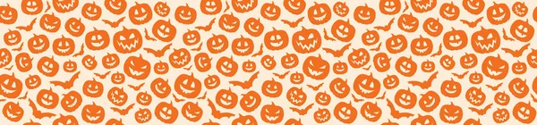 Halloween pumpkins ile doku tasarımı. Vektör.