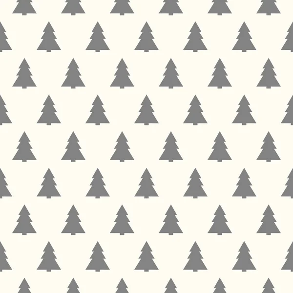 Wallpaper Hand Christmas Trees Vector — Stock Vector