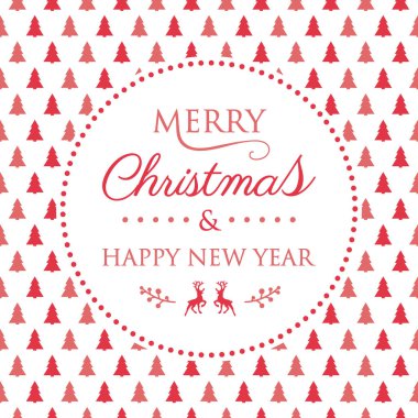 Noel afiş ile şenlikli süsler ve selamlar. Vektör. 