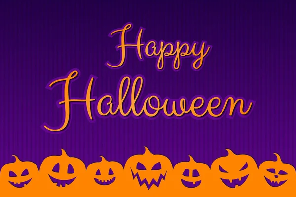 Cadılar Bayramı poster korkutucu Kabak ile. Vektör.