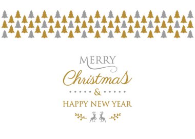 Retro tarzı dekorasyon dekoratif Noel afiş. Vektör.