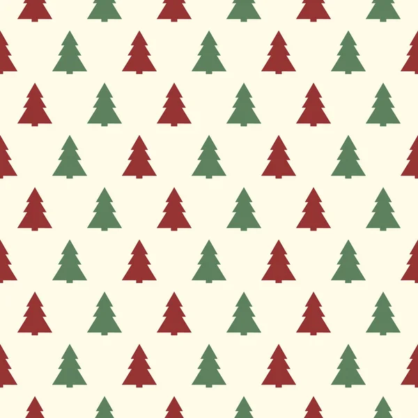 Textura Perfecta Con Los Árboles Fondo Para Navidad Vector — Archivo Imágenes Vectoriales