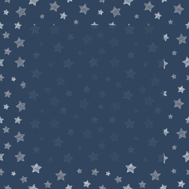 Dekoratif kar taneleri ile Noel tebrik kartı. Vektör.