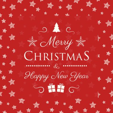 Noel kartı ile Festival oraments kavramı. Vektör. 