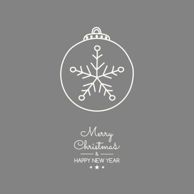 Elle çizilmiş önemsiz şey ile ile Noel tebrik kartı tasarımı. Vektör.